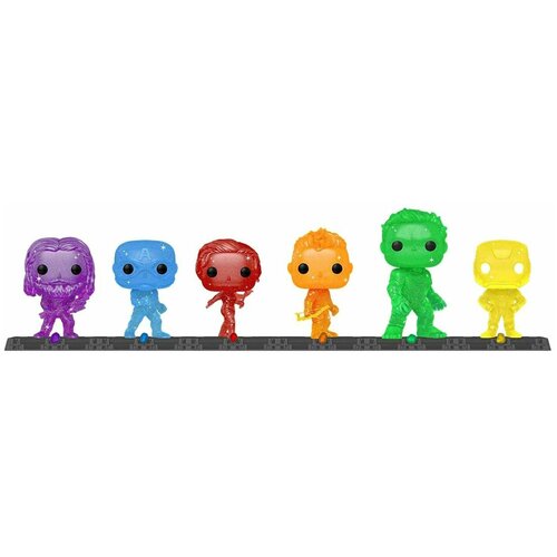 Фигурка Funko POP! Art Series: Bobble: Marvel: Infinity Saga: Avengers w/Base (Exc) 6PK 57619