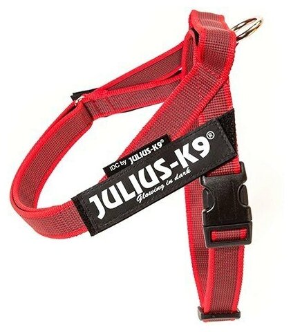 Шлейка для собак Julius-K9 Color&Gray IDC® Mini-Mini 40-49 см./4-7 кг. (красный)