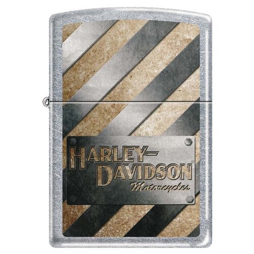 Зажигалка Harley-Davidson Zippo арт. 207HD METALL STRIPED