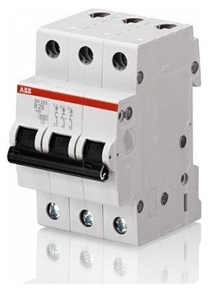 Автоматический выключатель Abb 3p C 25А 6кА SH203, 2CDS213001R0254