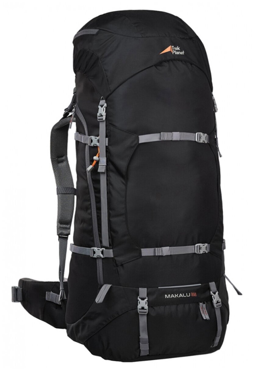 Рюкзак туристический TREK PLANET "MAKALU 85", цвет: черный