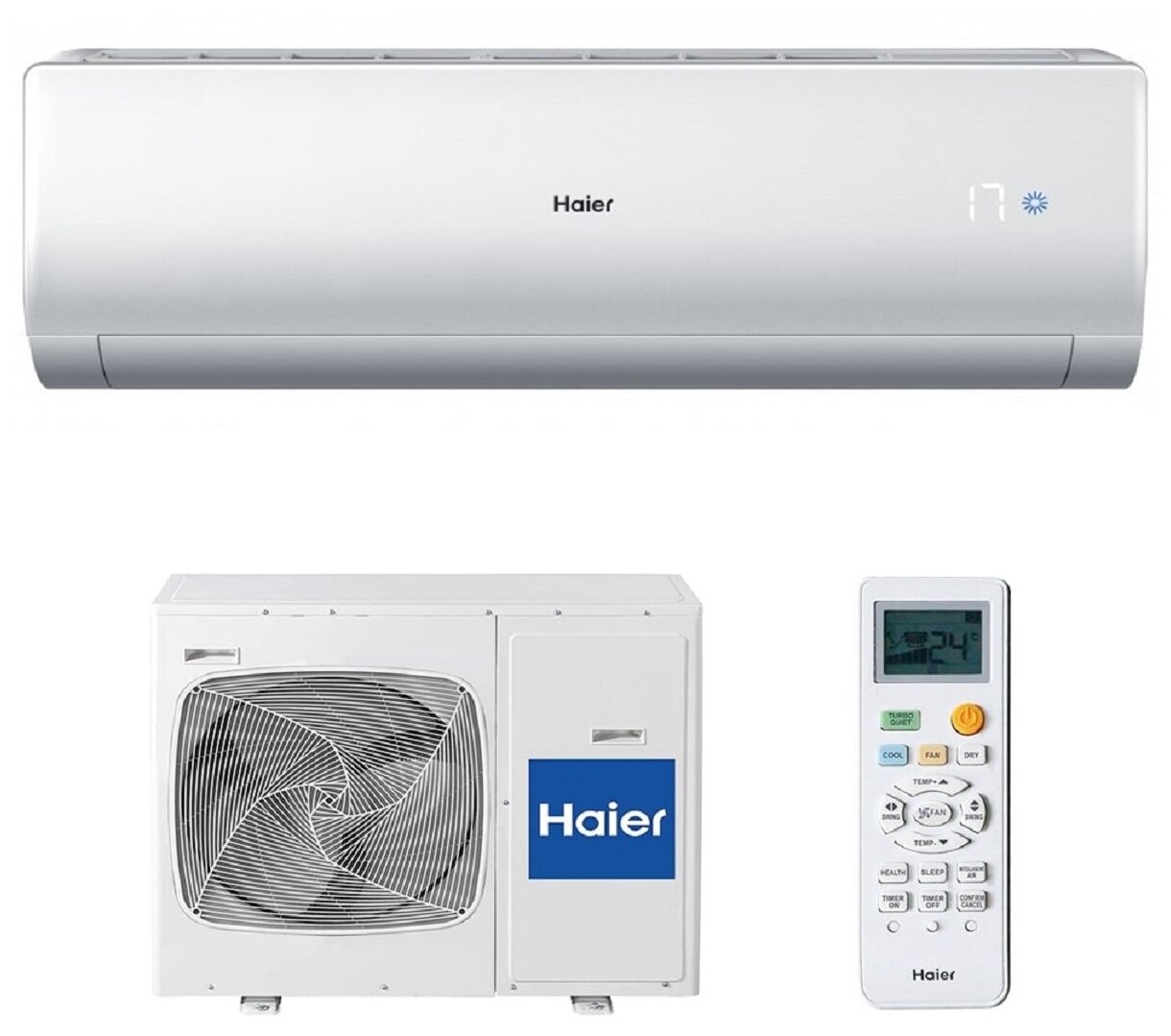 Настенная Сплит-система Haier HSU-24HNF203/R2-W / HSU-24HUN303/R2