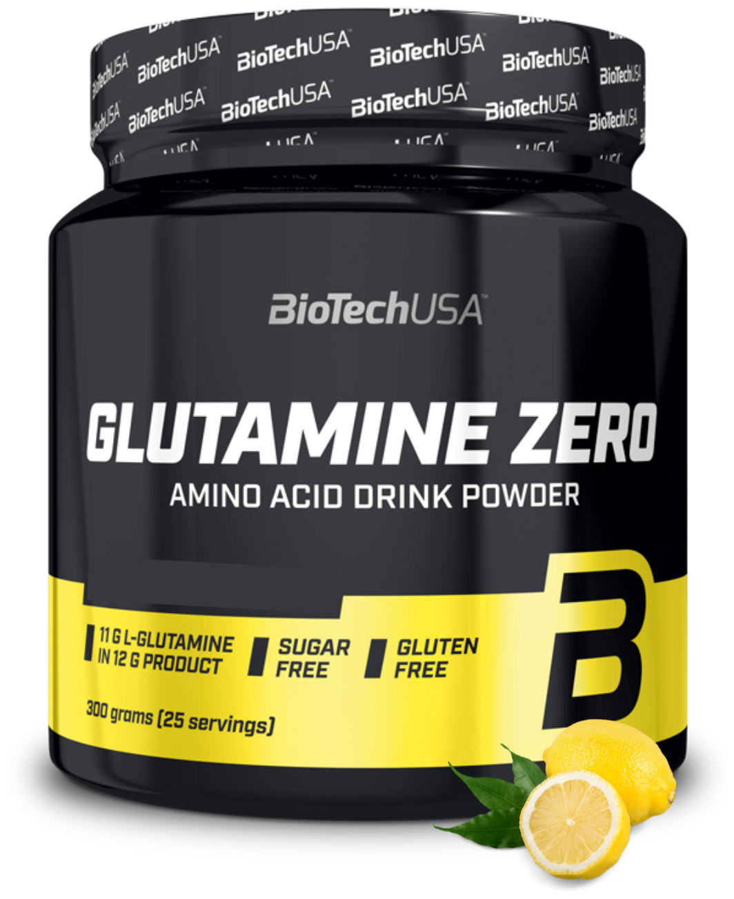 BioTechUSA Glutamine Zero 300 гр., лимон