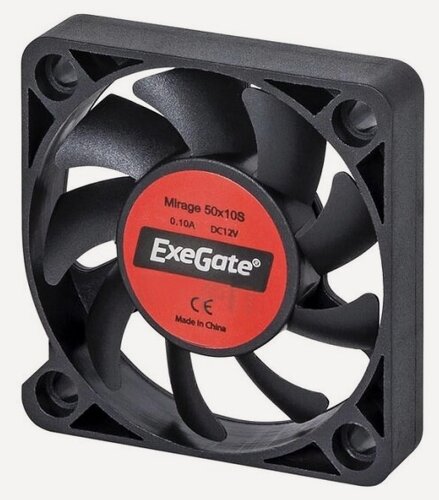 Изображение товара Вентилятор для корпуса Exegate ExtraPower EP05010S3P 50x50x10 мм 3pin 5000RPM 25dBA (EX283367RUS)