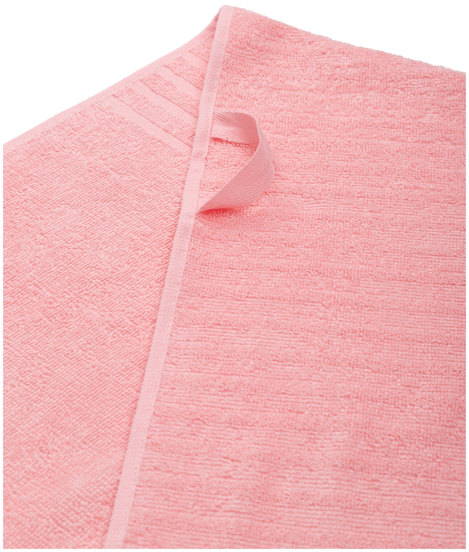 Полотенце махровое для лица и рук, Донецкая мануфактура, 50Х100см, цвет:розовый кварц, 100% хлопок - фотография № 3