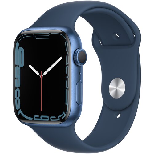 Умные часы Apple Watch Series 7 45 мм Blue Aluminium Case Blue Sport Band 3599000₽