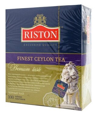 Чай черный Riston Finest Ceylon в пакетиках, 100 шт. - фотография № 7