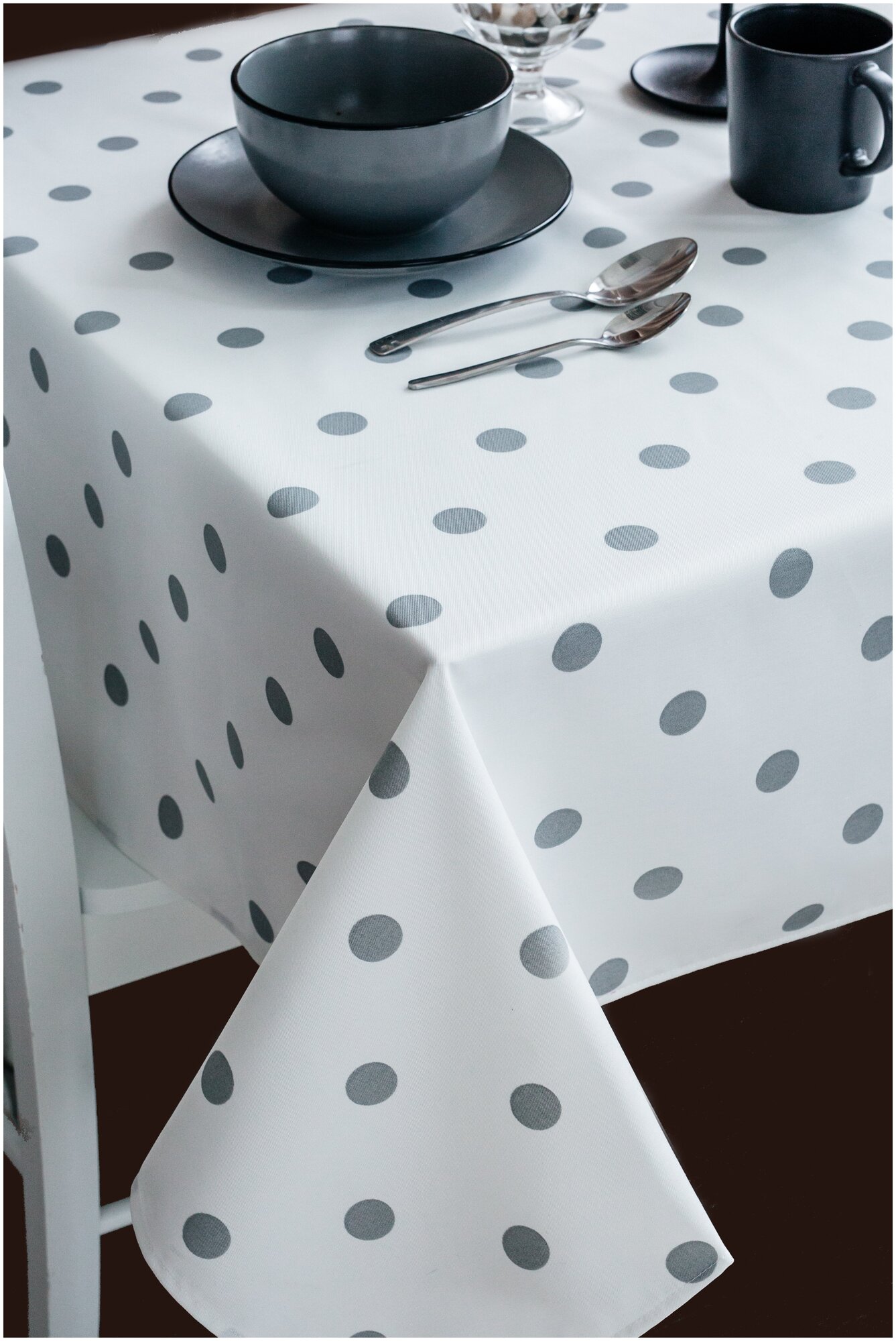 фото Скатерть столовая прямоугольная 4981 Грета