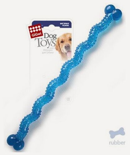 Изображение товара Игрушка для собак Gigwi Косточка резиновая длинная 48см, серия CATCH & FETCH