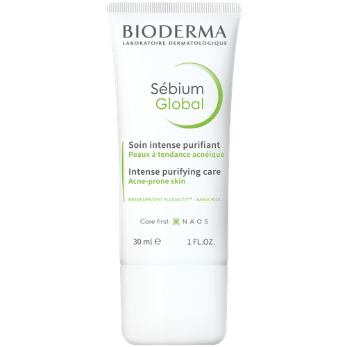 Bioderma Sébium Global Крем для лица Интенсивный оздоравливающий уход, 30 мл