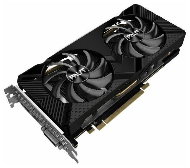 Видеокарта Palit GeForce RTX 2060 Super Dual 1470Mhz PCI-E 3.0 8192Mb 14000Mhz 256 bit DVI HDMI DP NE6206S018P2-1160A-1