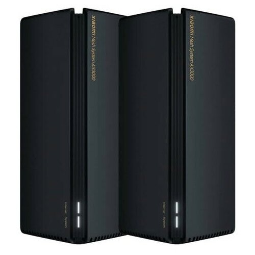 Xiaomi Mi Xiaomi DVB4287GL Маршрутизатор Xiaomi Mesh System AX3000 RA82 DVB4287GL 2-pack Black 743221