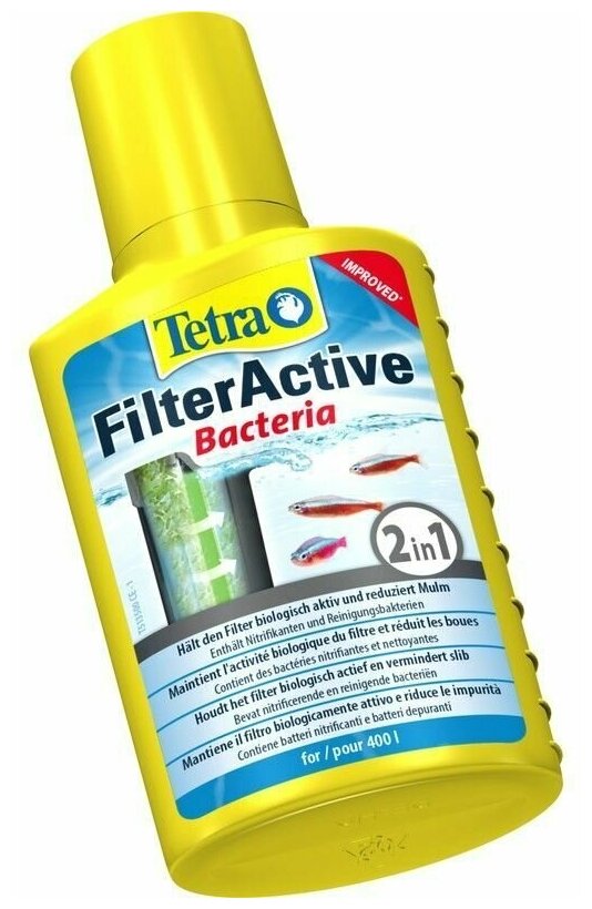 Tetra FilterActive кондиционер для поддержания биологической среды 100 мл - фотография № 7