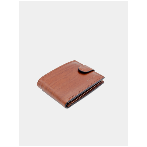 Портмоне LuckyClovery, фактура гладкая, коричневый портмоне montblanc натуральная кожа отделение для карт синий