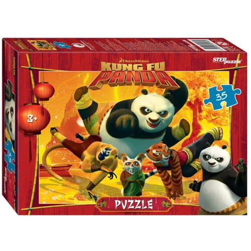 пазл step puzzle dreamworks кунг фу панда 82145 104 дет Мозаика puzzle 35 Кунг-фу Панда (DreamWorks, Мульти)