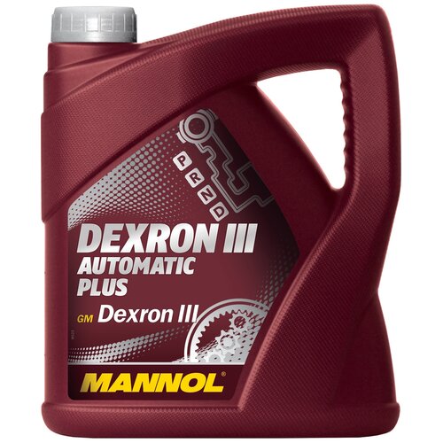 8206 MANNOL DEXRON III AUTOMATIC PLUS 4 л. Синтетическое трансмиссионное масло