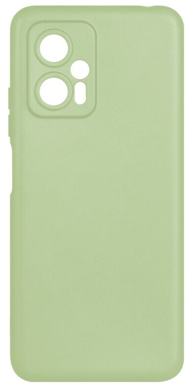 Чехол DF для Poco X4 GT Silicone Light Green poCase-06