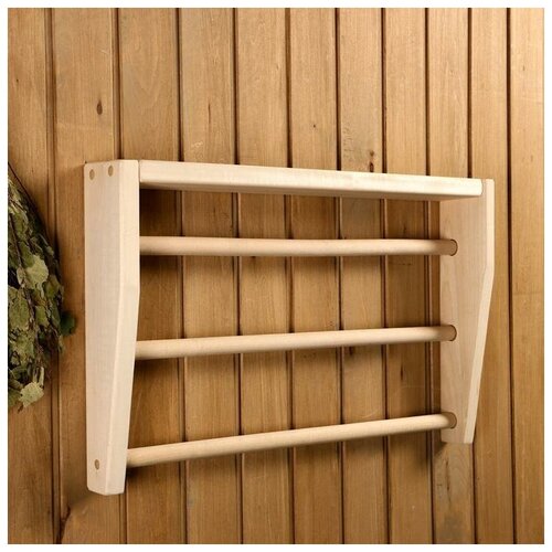 Вешалка для полотенец липа 3 перекладины 1442₽