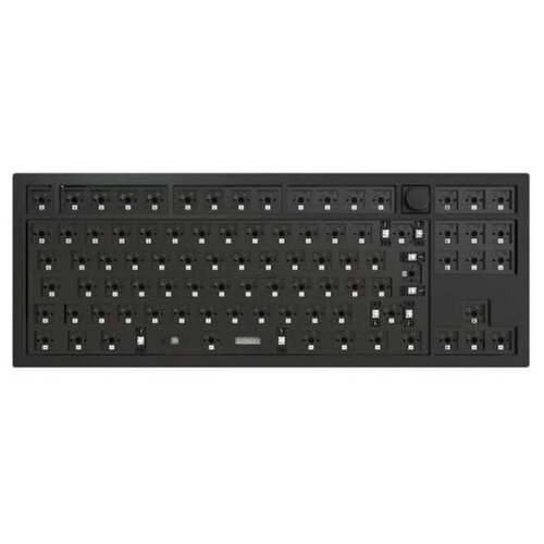 Механическая клавиатура QMK Keychron Q3 TKL ISO Knob, алюминиевый корпус, RGB подстветка, Barebone клавиатура игровая keychron qmk q3 tkl knob алюминиевый корпус rgb подстветка barebone синий