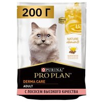 Сухой корм для кошек PRO PLAN Nature Elements для здоровья кожи и шерсти с лососем 200 г