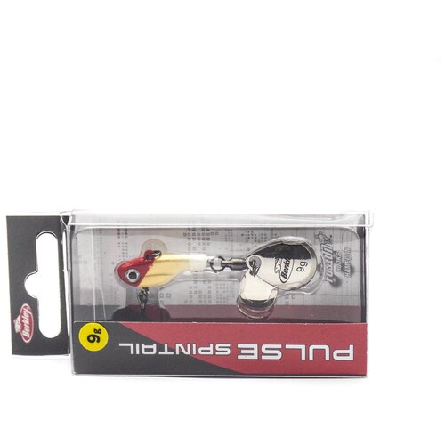 Тейл-спиннер Berkley Pulse Spintail 6 см. 9 г. Red Head (1519664) тейл спиннер columbia fishing tackle 15гр блесна для рыбалки блесна вращающаяся приманка на голавль язь окунь щука сом жерех судак