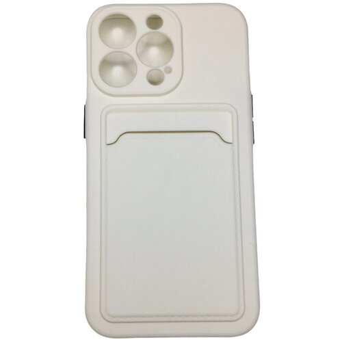 Кейс с карманом iPhone 13 Pro BUTTON, Розовый