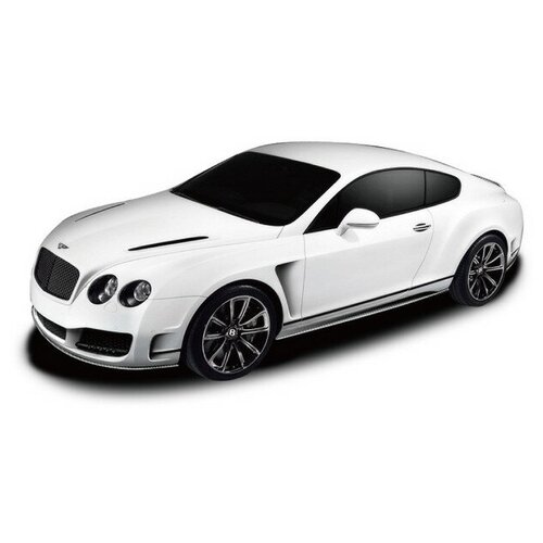 Машина р у 1:24 Bentley Continental GT speed, цвет белый 2.4G 48600W rastar bentley continental gt 49900 1 12 38 см оранжевый