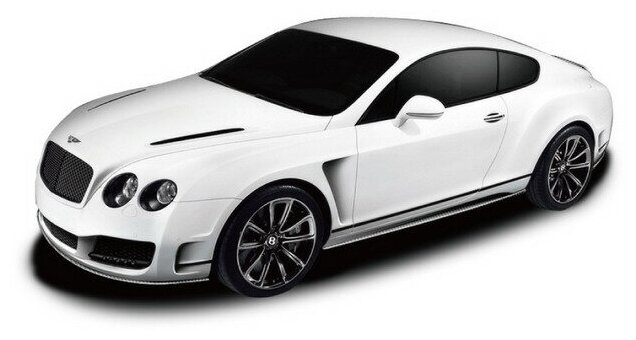 Машина р у 1:24 Bentley Continental GT speed, цвет белый 2.4G 48600W