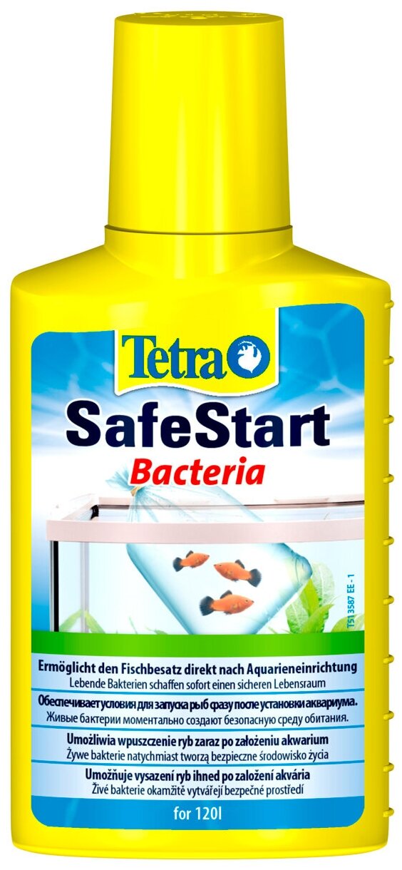 Tetra Safe Start бактериальная культура для запуска аквариума 50 мл - фотография № 19