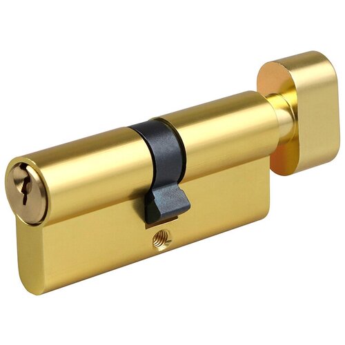 Цилиндр Corsa Deco 70 (35х35) мм ключ/вертушка золото