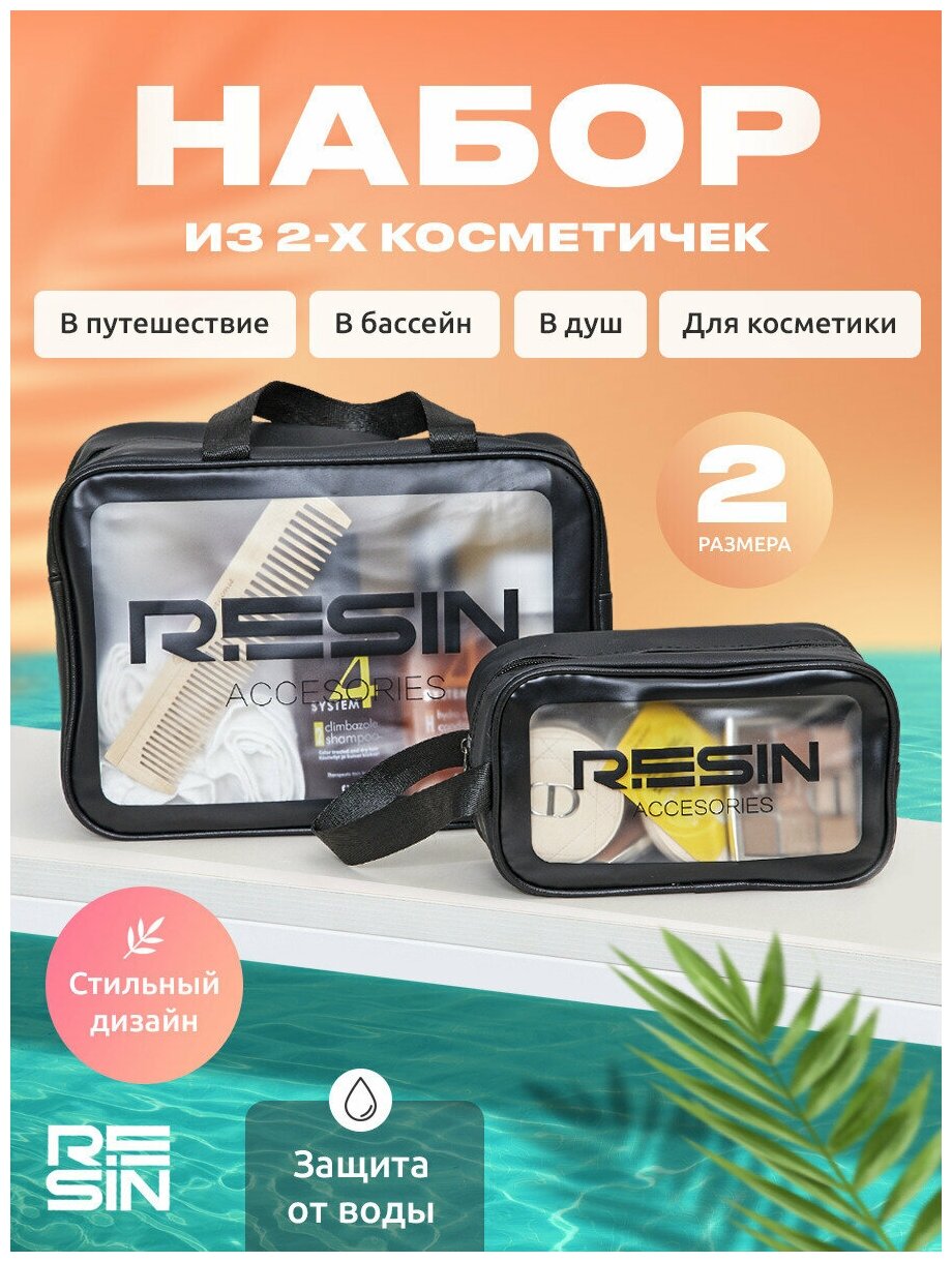 Комплект косметичек RESIN