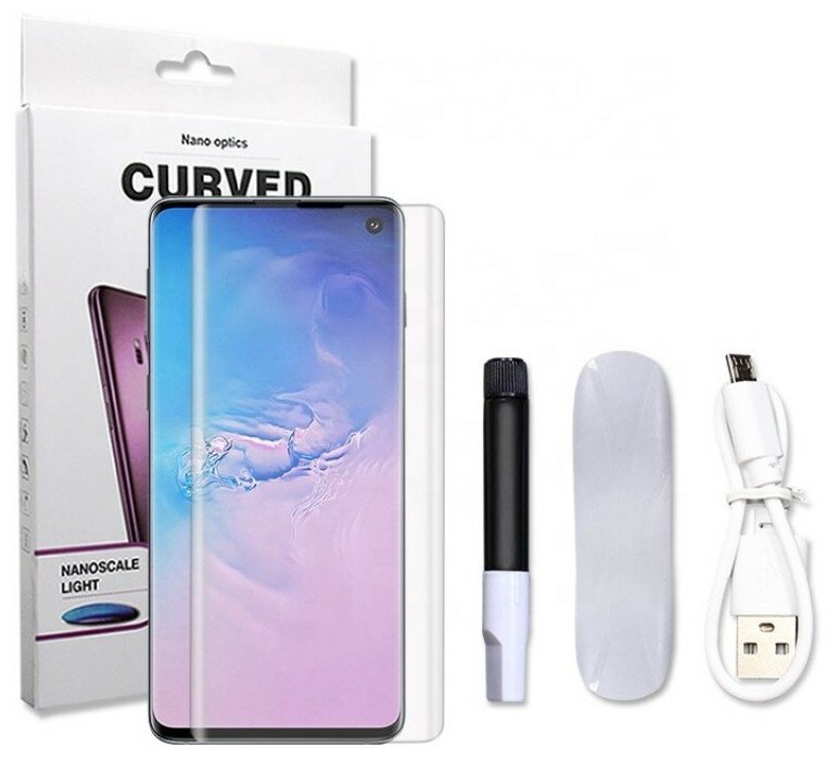 Ультрафиолетовое защитное стекло для Samsung Galaxy S10