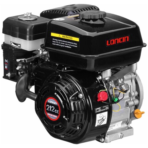 Двигатель бензиновый Loncin LC 170F-2 (R type) D19 (7л.с., 212куб. см, вал 19мм, ручной старт)