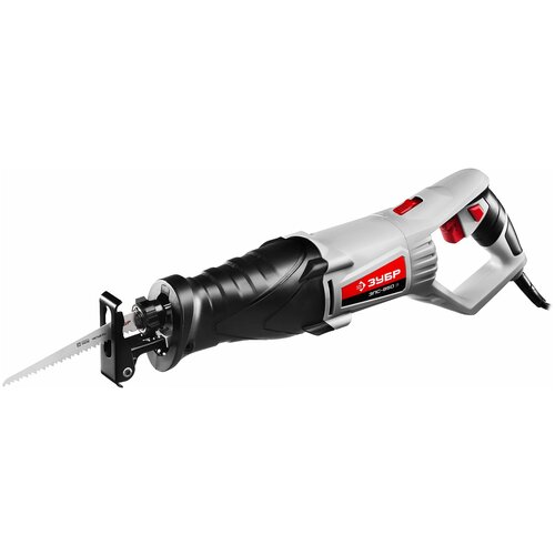 Пила сабельная электроножовка ЗУБР ЗПС-850 Э 850 Вт 0-2800 ходмин рез 150 мм дерево 12 мм сталь ход штока 28 мм 435000₽