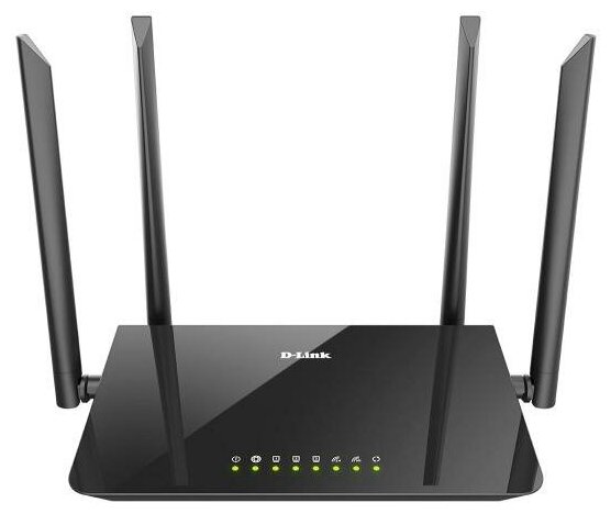 Wi-Fi роутер D-Link DIR-843/RU/B1A 802.11abgnac 1167Mbps 2.4 ГГц 5 ГГц 3xLAN LAN черный