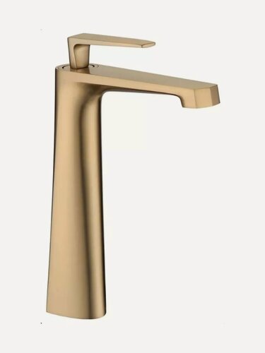 Изображение товара Смеситель для раковины высокий Grocenberg GB3025, латунь, матовое золото