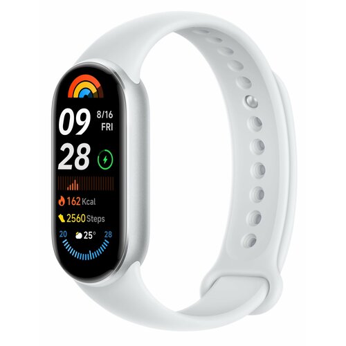 Фитнес-браслет Xiaomi Smart Band 9 серебристый ледник 4040₽