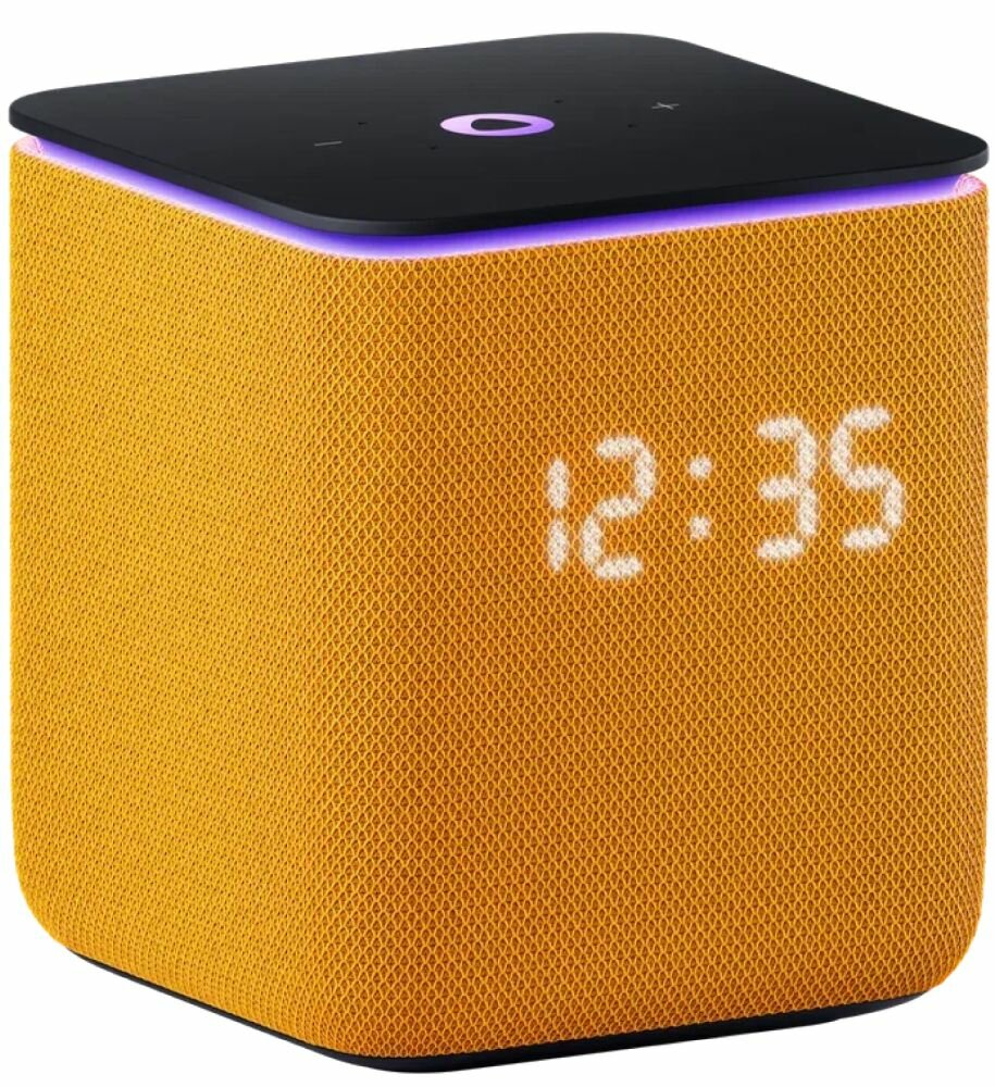 Умная колонка яндекс Станция Миди с Zigbee оранжевая — фото 1