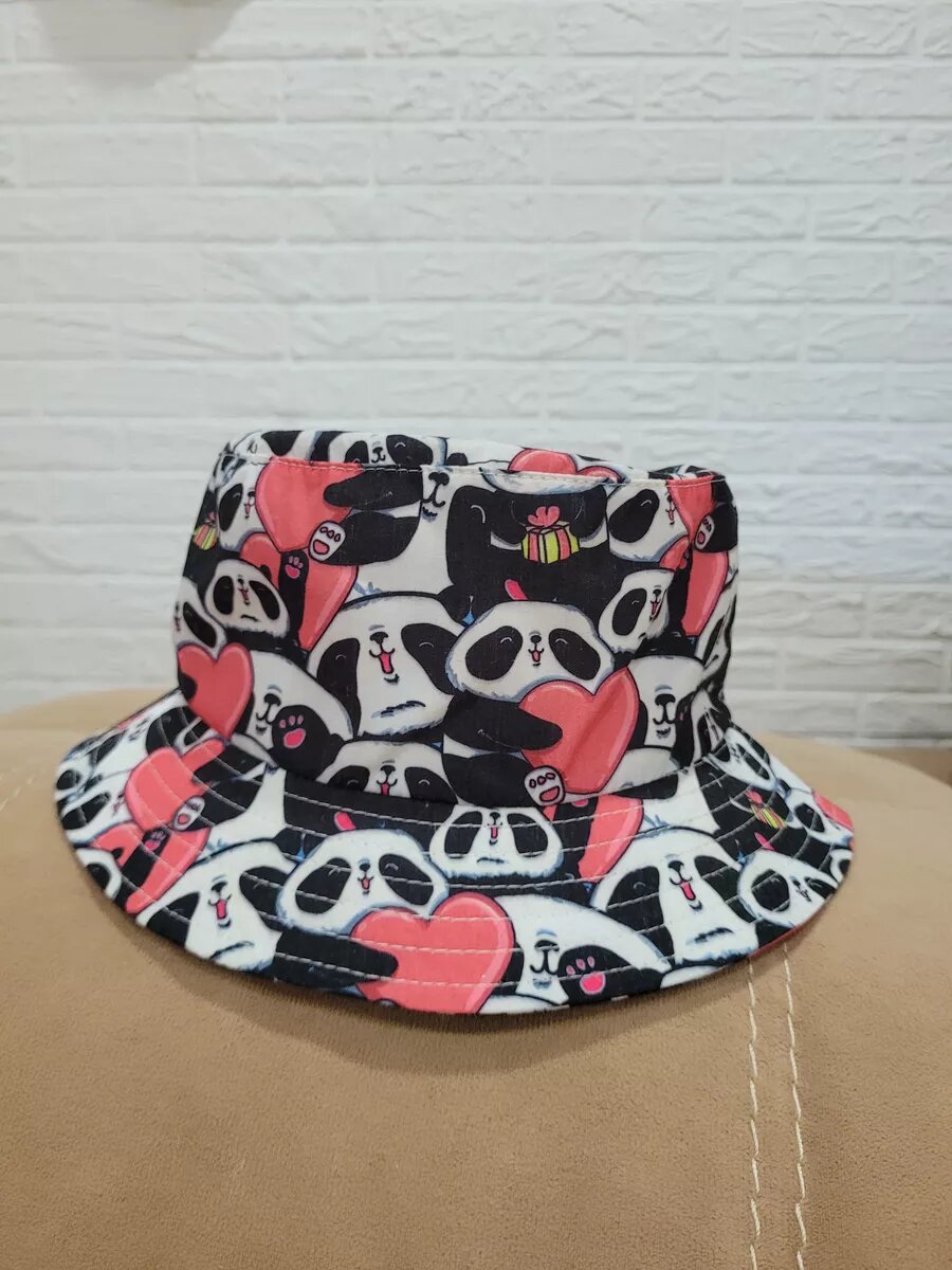 Панама  лето 2024 для девочек, размер 50-52, белый, черный