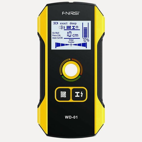 Изображение товара Детектор скрытой проводки и металлов / Портативный цифровой индикатор проводки / Трассоискатель