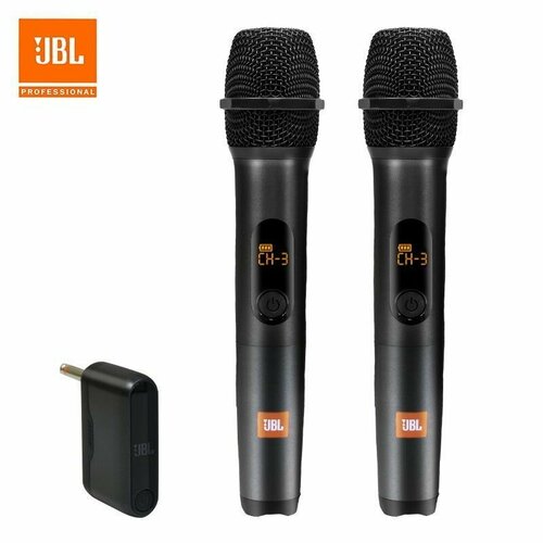 Беспроводной микрофон JBL Беспроводной микрофонный комплект черный