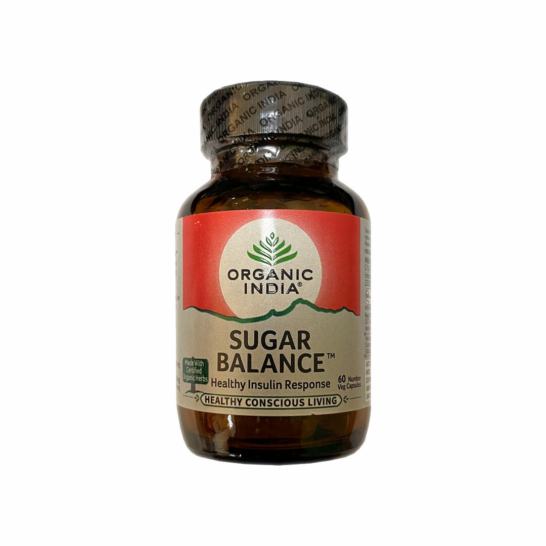 Шугар Бэланс  для лечения диабета  Sugar Balance Organic India 60 кап