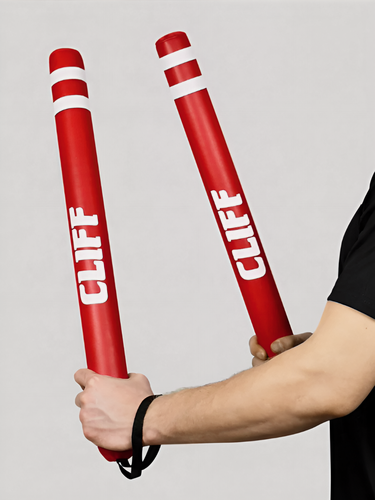 Изображение товара Тренерские палки CLIFF, красные, тренировочные лапы палки для единоборств.