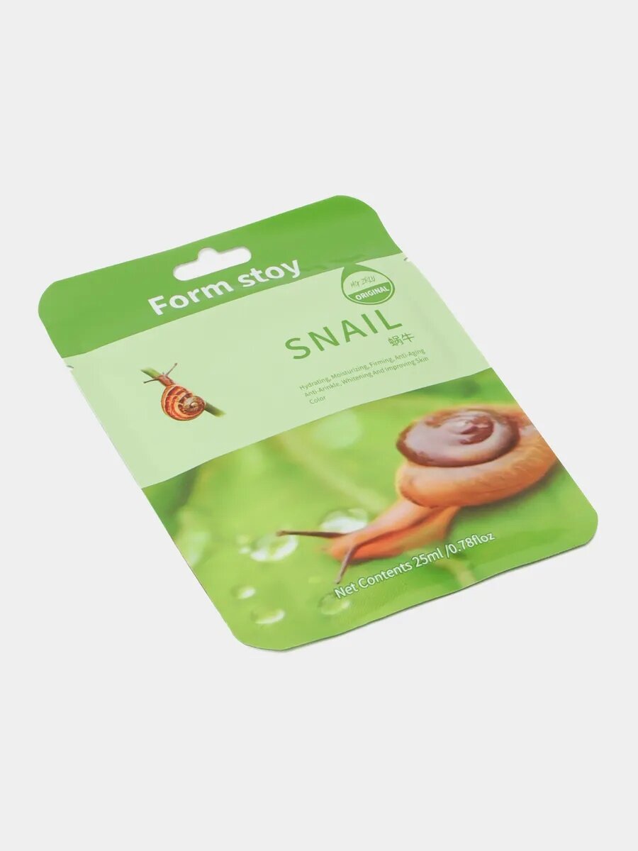 Тканевая маска для лица Form stoy с увлажняющим эффектом 25 мл — фото 1