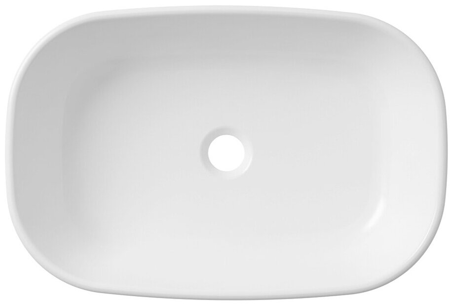 Накладная раковина в ванную Lavinia Boho Bathroom Sink 21520023 в комплекте 3 в 1: умывальник белый, донный клапан и сифон в цвете матовый белый - фотография № 2