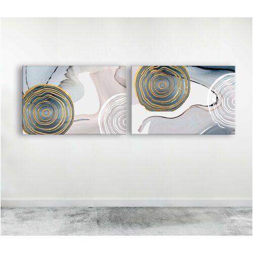 Комплект интерьерных картин (2шт по 60х80см) в спальню/гостиную/зал 