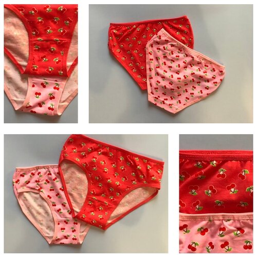 фото Набор 2 штуки детских трусов для девочек 6-7 лет. cool kid.