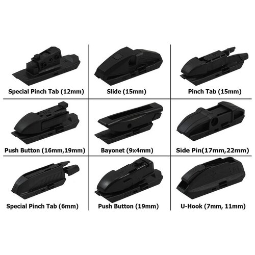 Щётка стеклоочистителя гибридная 350мм GoodWill HWBC 14