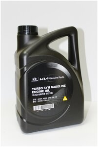 Синтетическое моторное масло MOBIS Turbo SYN Gasoline 5W-30, 4 л, 1 шт.
