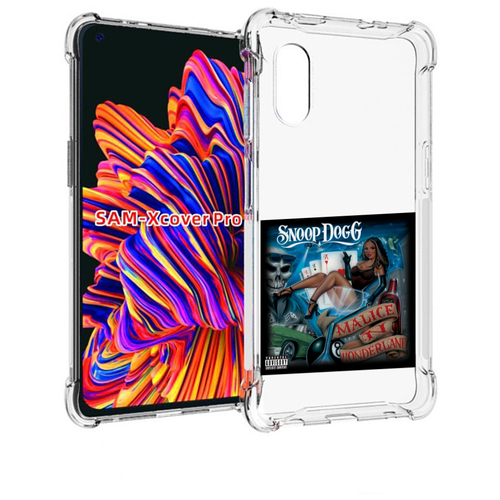 Чехол MyPads Snoop Dogg MALICE N WONDERLAND для Samsung Galaxy Xcover Pro 1 задняя-панель-накладка-бампер
